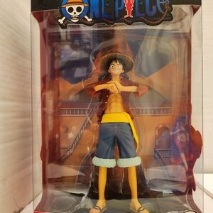 Onepiece Figure with Blue and Yellow Accents